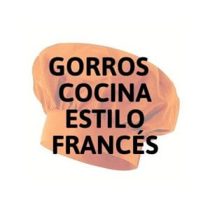Gorro cocineros estilo francés
